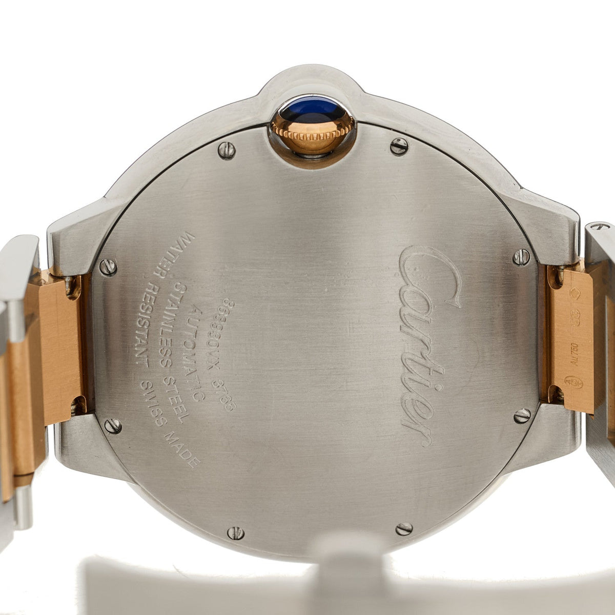 Cartier Stainless Steel 18K Pink Gold 42mm Ballon Bleu De Cartier Automatic Watch
