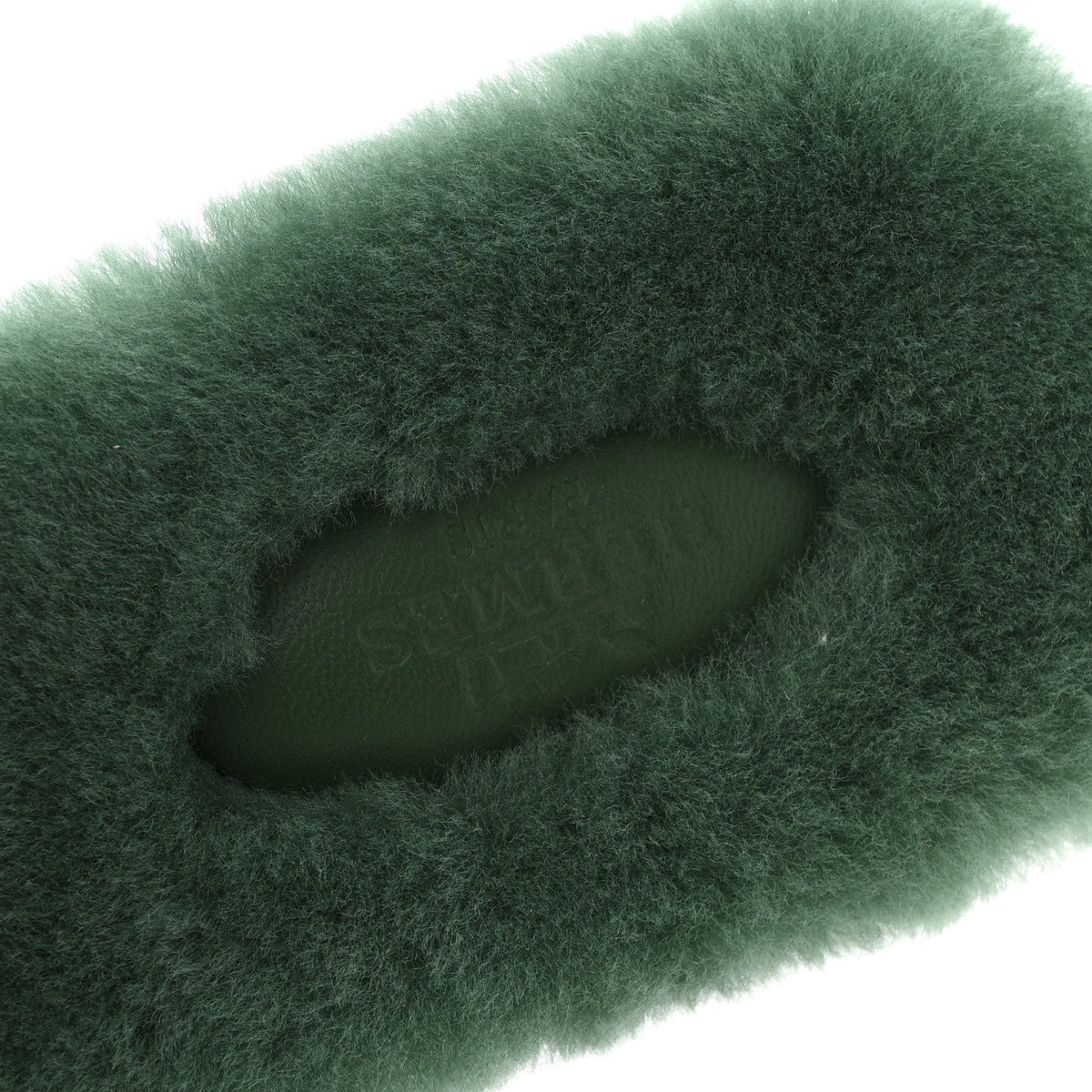 Hermes Woolskin Oran Women's Sandals Vert Anglais