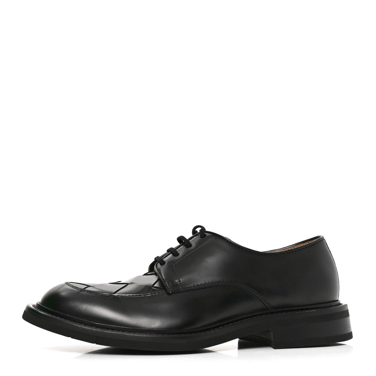 Bottega Veneta Nappa Intrecciato Men's Lagoon Shoes 43.5 Black