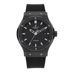 Hublot Ceramic Rubber 42mm Classic Fusion Black Magic Automatic Watch Black 542.CM.1770.RX