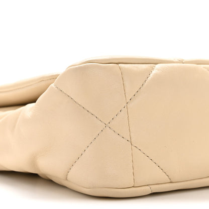 Medium Quilted Lambskin Flap Shoulder Bag