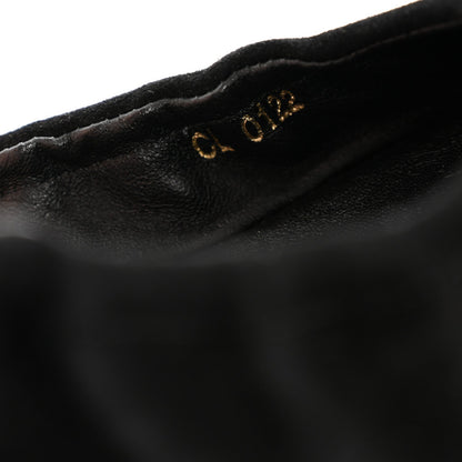 Louis Vuitton Suede Patent Women's Flirty Ballerina Bow Flats 39.5 Black