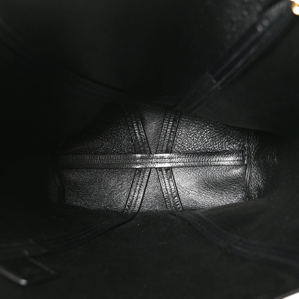 Chloe Grained Calfskin Medium Spin Tote Woodrose