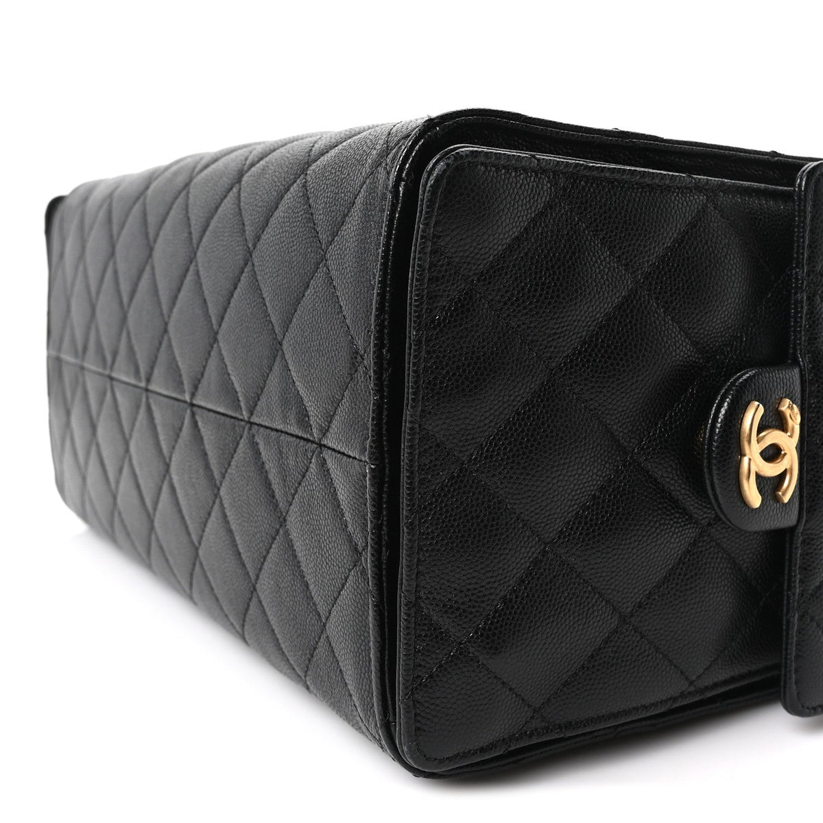 Medium Quilted Caviar Handbag
