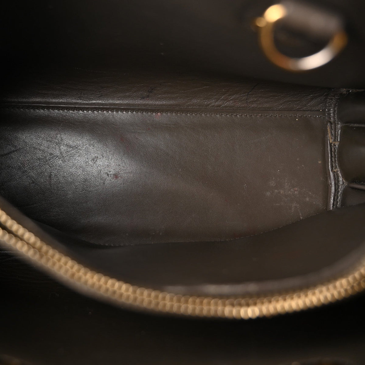 Saint Laurent Grained Calfskin Baby Sac De Jour Fog