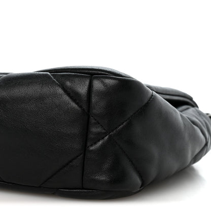 Medium Quilted Lambskin Flap Shoulder Bag