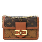 Louis Vuitton Reverse Monogram Dauphine Chain Wallet