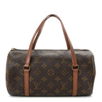 Louis Vuitton Monogram Canvas Papillon 26 Shoulder Bag Brown