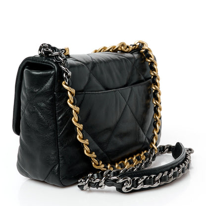 Medium Quilted Goatskin Flap Shoulder Bag