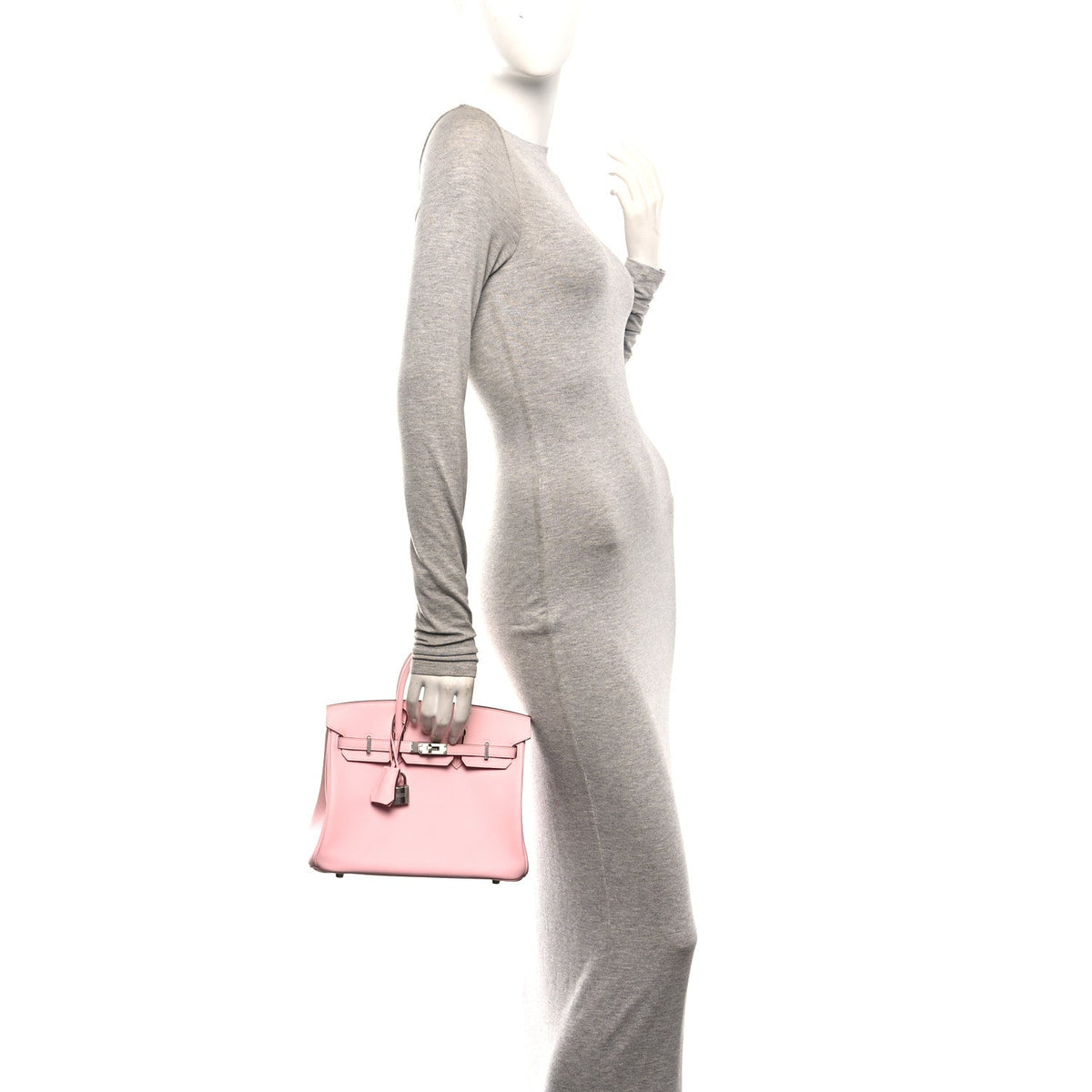 Swift Birkin 25 Rose Sakura Handbag