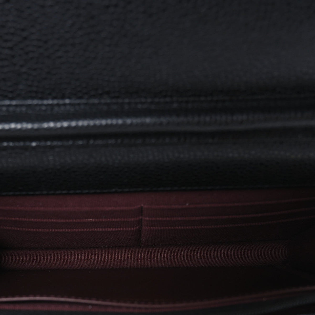 Quilted Caviar Wallet Bag