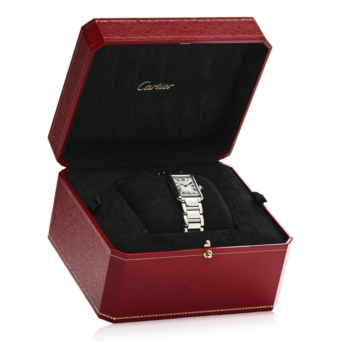 Cartier Stainless Steel Women's 22mm Tank Must Watch