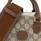 Gucci GG Supreme Interlocking G Small Duffle Beige Ebony