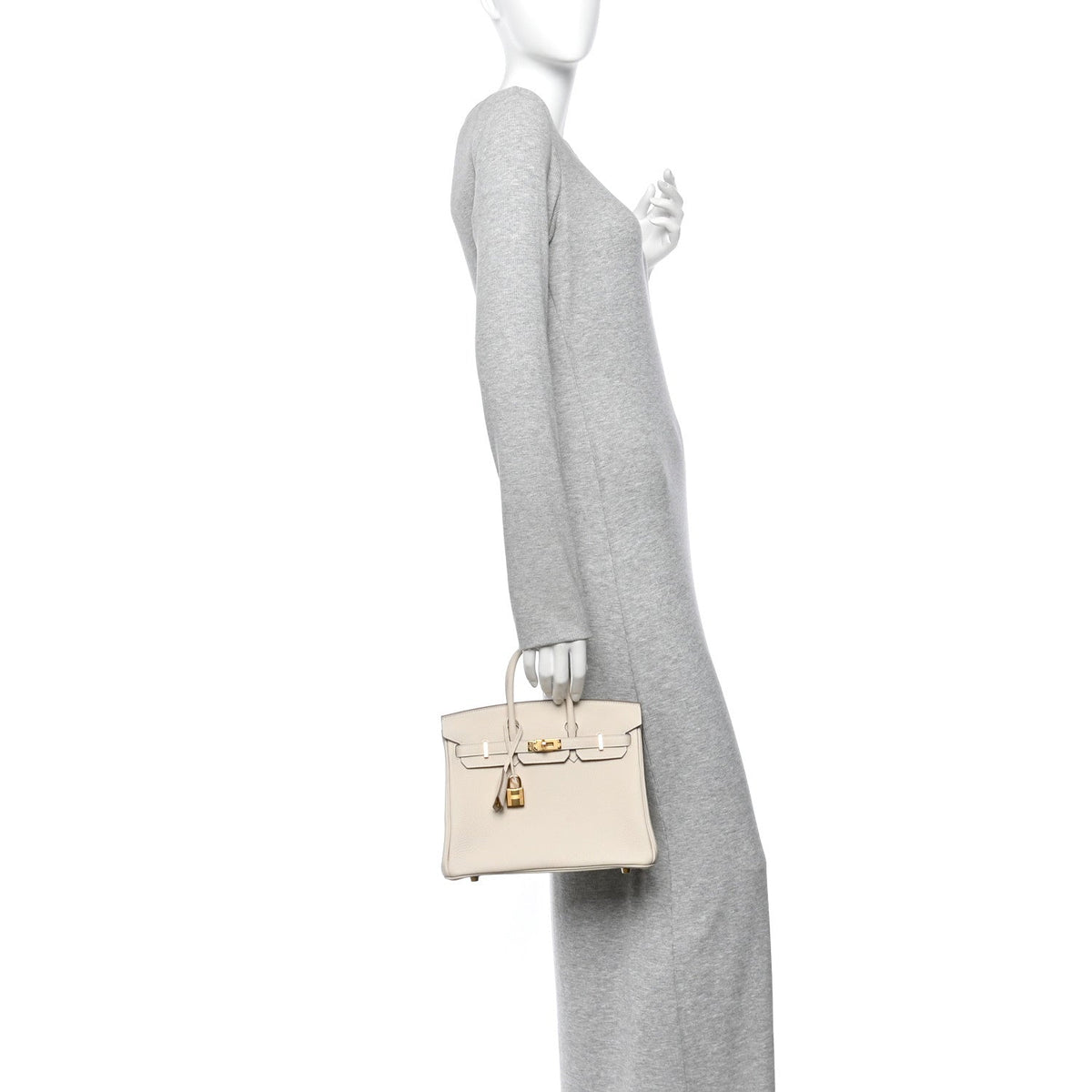 Togo Birkin 25 Craie Handbag