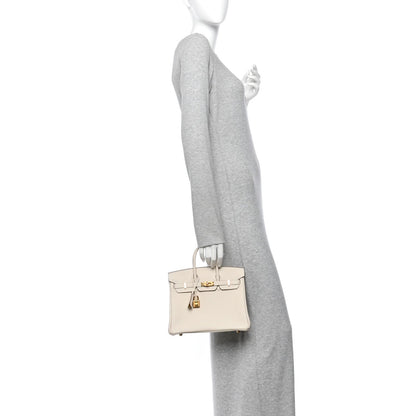 Togo Birkin 25 Craie Handbag