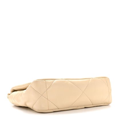 Medium Quilted Lambskin Flap Shoulder Bag
