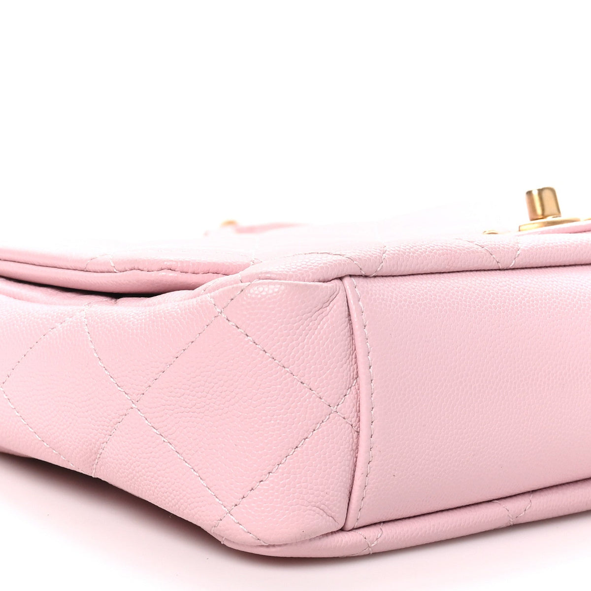 Medium Quilted Caviar Flap Shoulder Bag