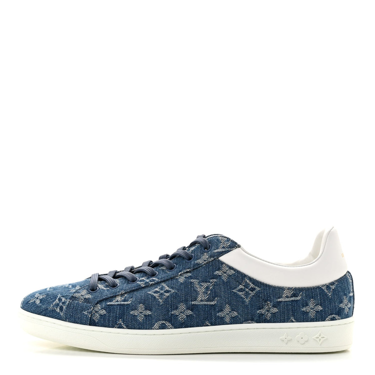 Denim Monogram Luxembourg Sneakers Bleu Jeans Blue