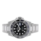 Rolex Stainless Steel 40mm GMT Master II Watch Black 126710GRNR