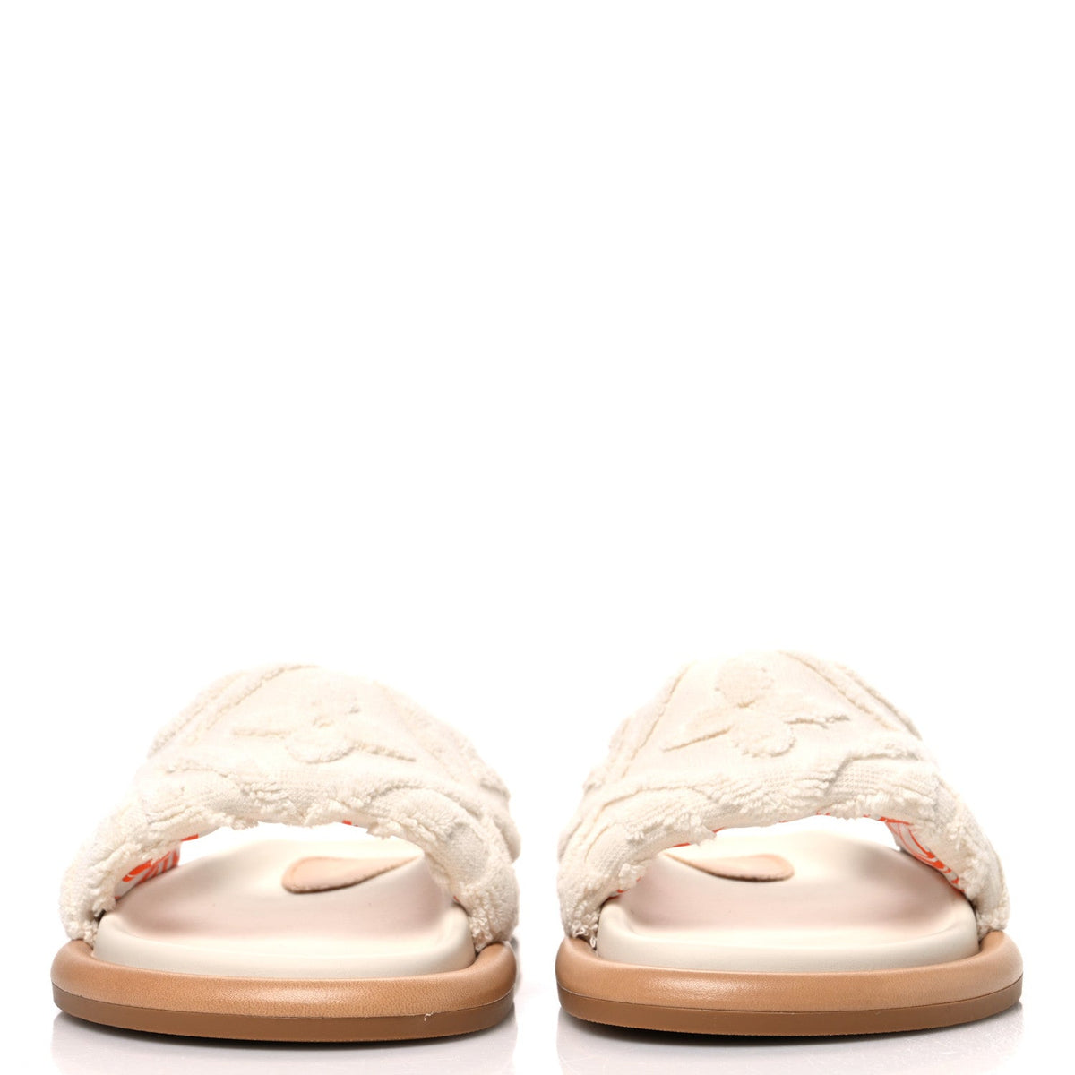 Louis Vuitton Leather Women's Bliss Comfort Mules 38.5 White