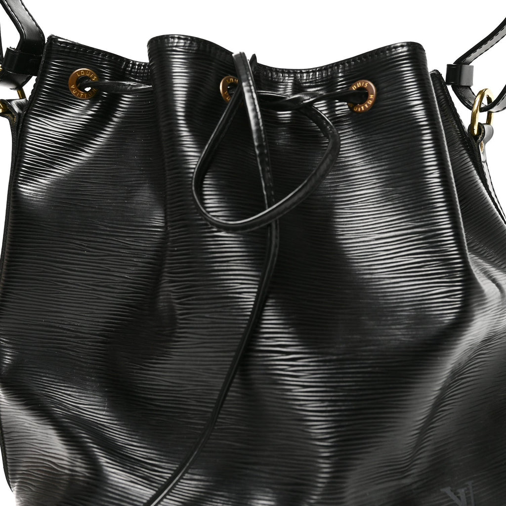 Louis Vuitton Epi Petit Noe Shoulder Bag Black