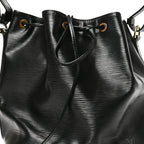 Louis Vuitton Epi Petit Noe Shoulder Bag Black