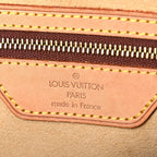 Louis Vuitton Monogram Cite GM Shoulder Bag Brown