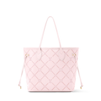 Women's Neverfull MM Light Bliss Monogram Empreinte Leather Tote Bag M28527