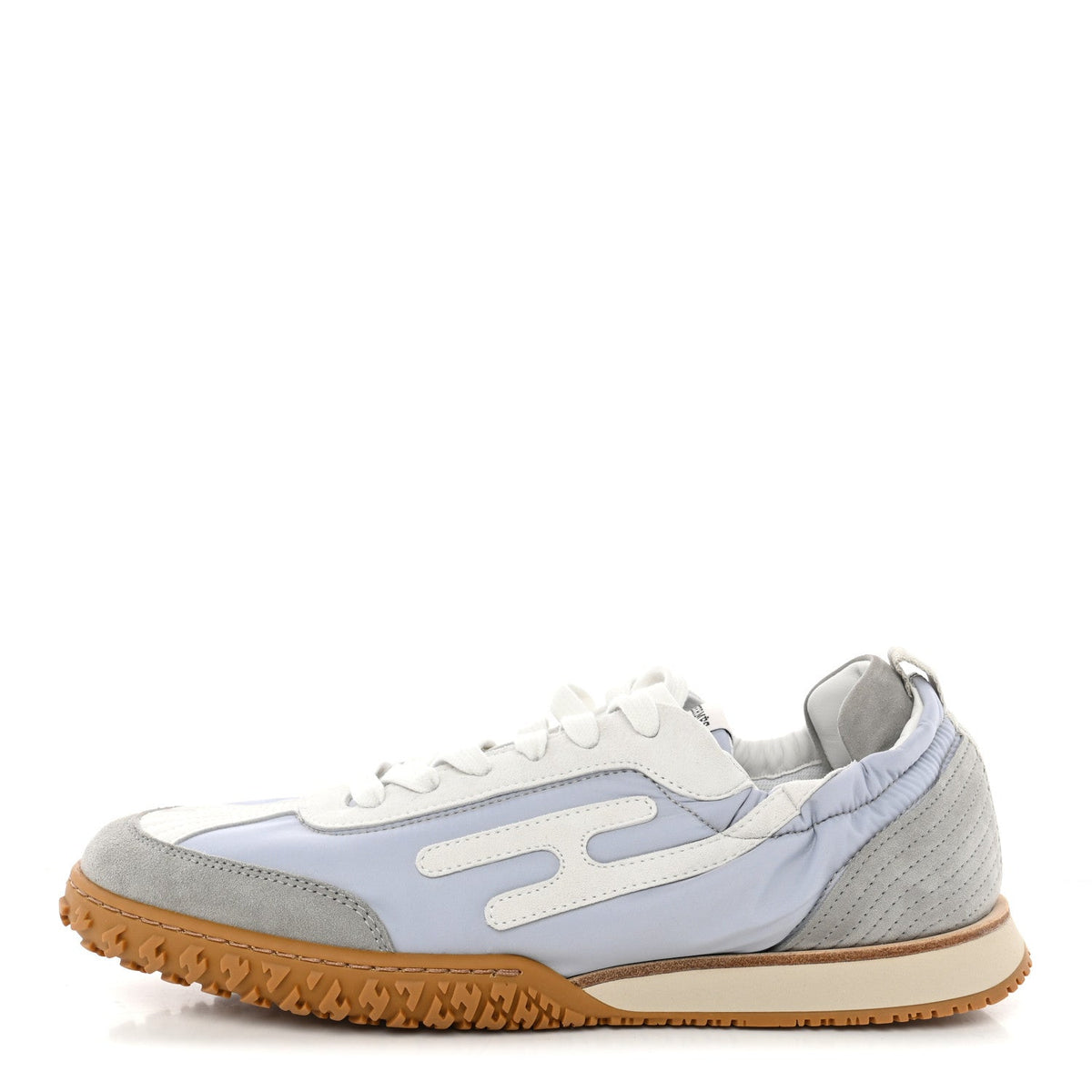 Suede Goatskin Jet Sneakers Gris Arctique Blanc