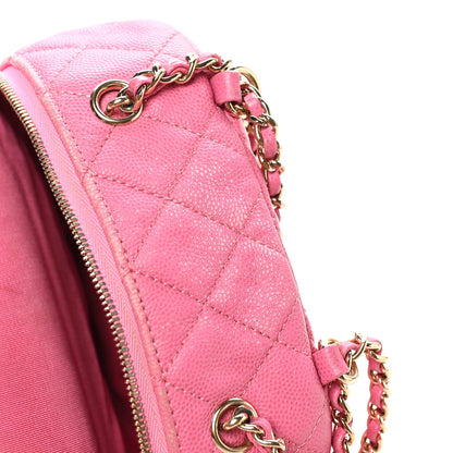 Small Quilted Caviar Backpack