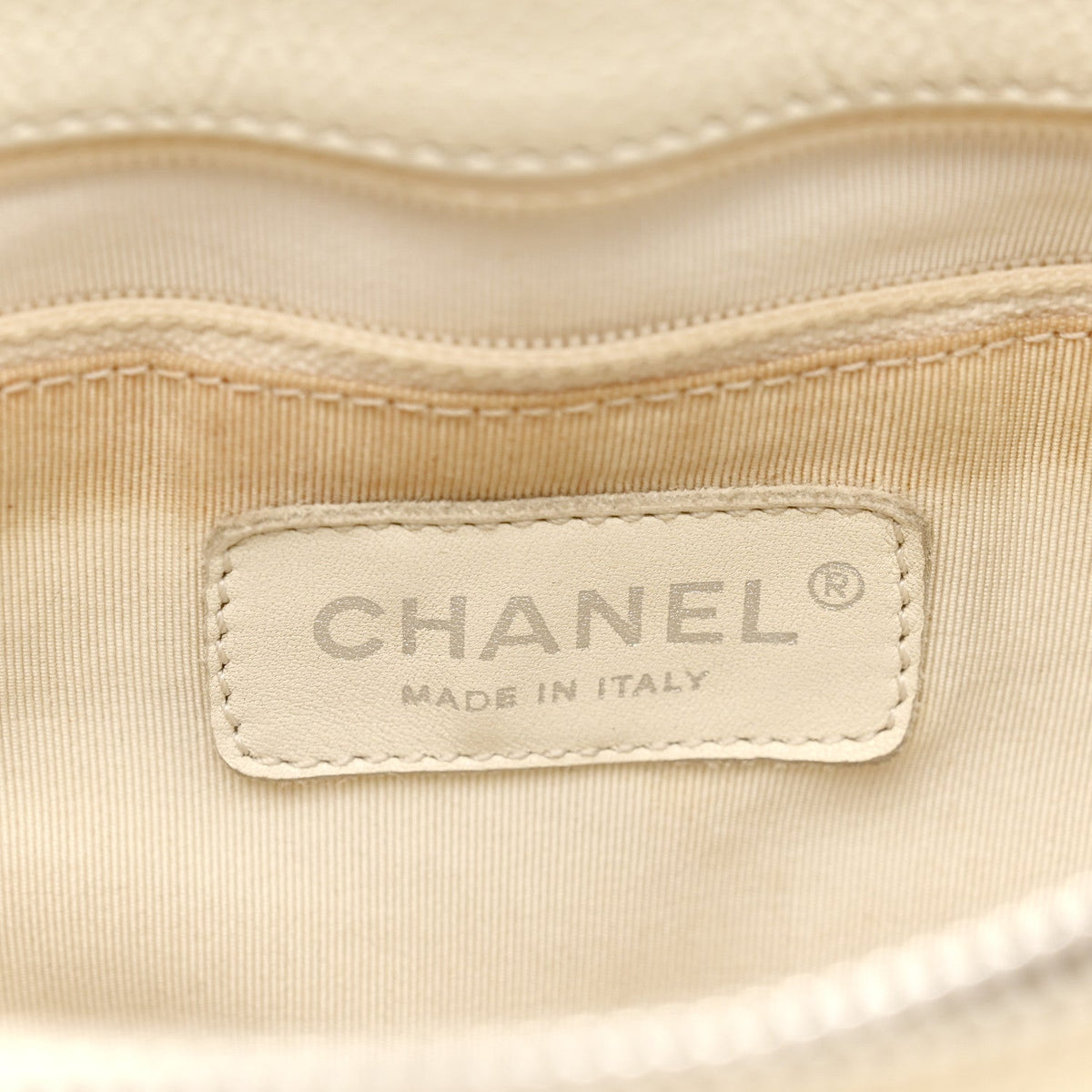 Quilted Caviar Tote Bag