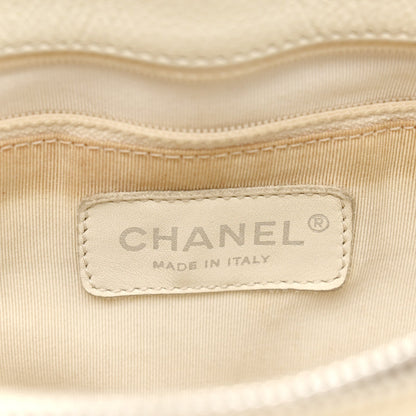 Quilted Caviar Tote Bag