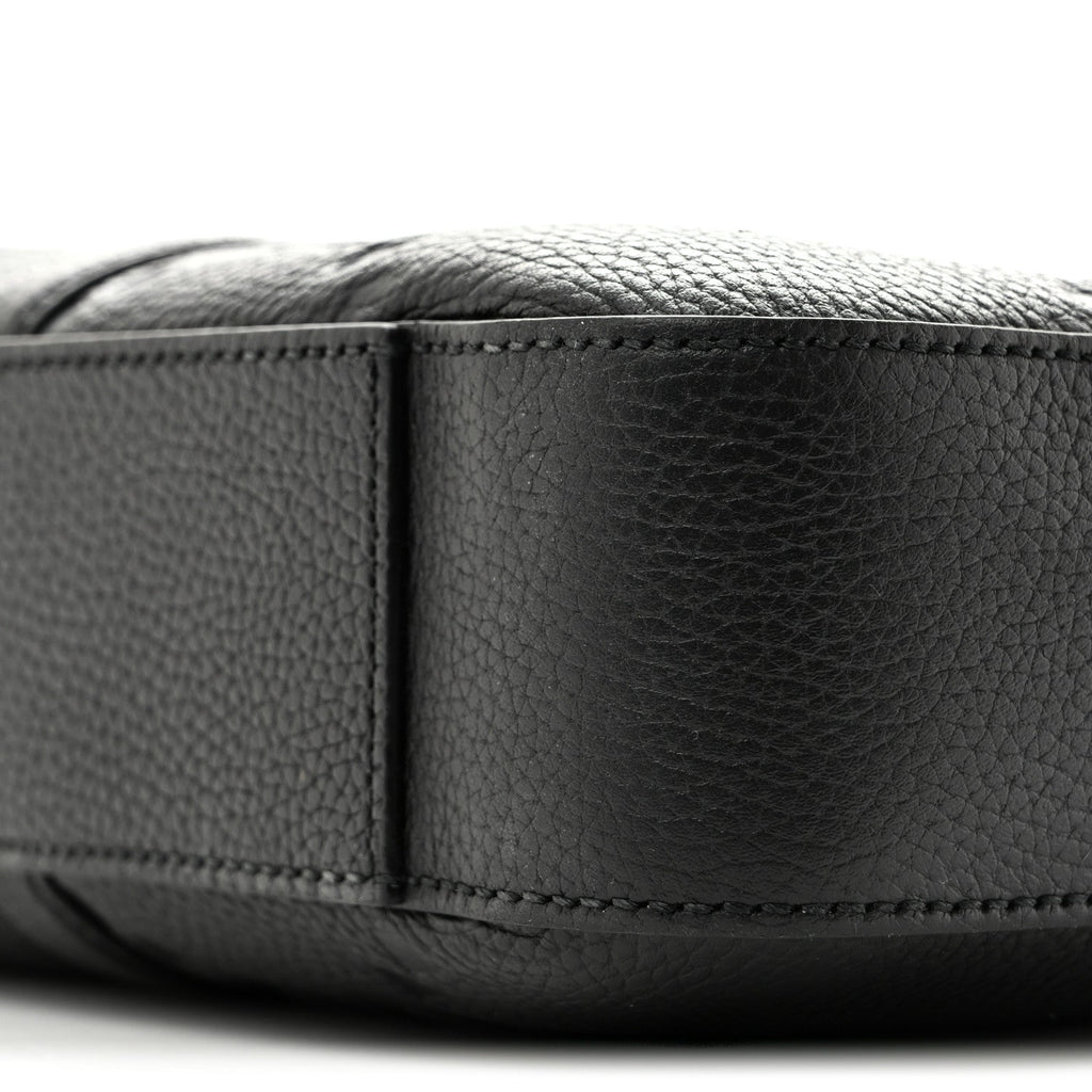 Gucci Piuma Calfskin Jumbo GG Embossed Briefcase Black