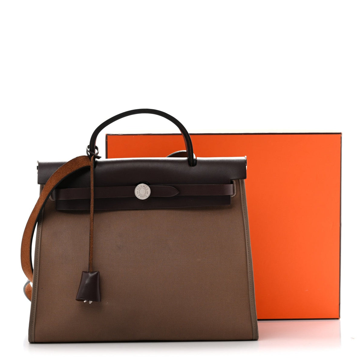 Vache Hunter Toile Herbag Zip 31 Pm Etou Handbag