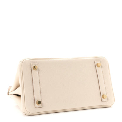 Togo Birkin 25 Craie Handbag