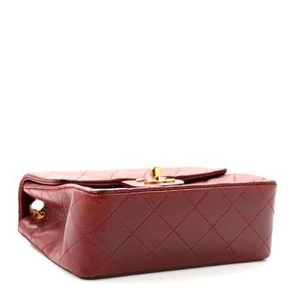 Mini Quilted Lambskin Flap Shoulder Bag