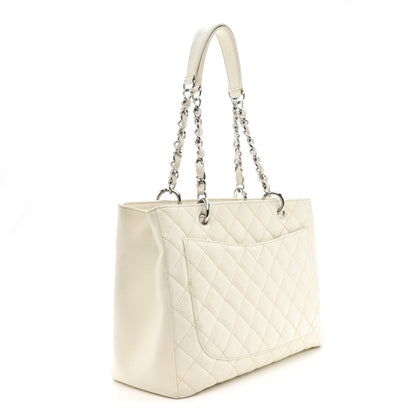 Quilted Caviar Tote Bag