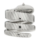 Bulgari Stainless Steel 35mm Serpenti Tubogas Double Spiral Quartz Watch