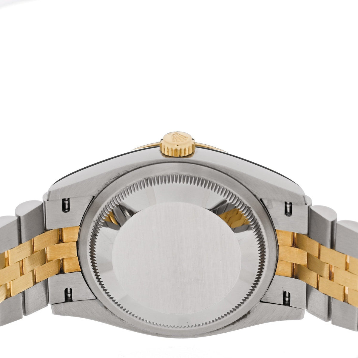 Rolex Stainless Steel 18K Yellow Gold 36mm Datejust Watch Silver 126233