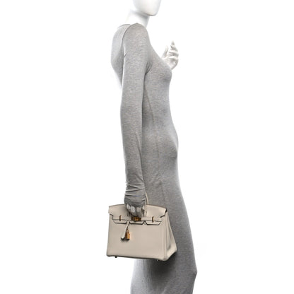 Togo Birkin 25 Craie Handbag