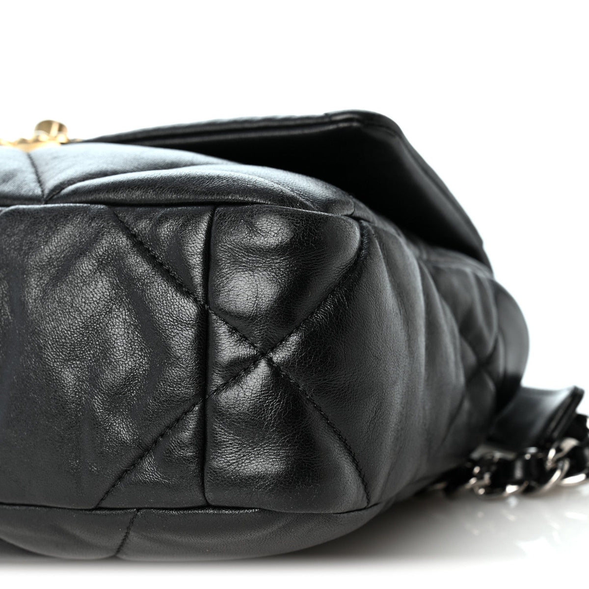 Medium Quilted Lambskin Flap Shoulder Bag