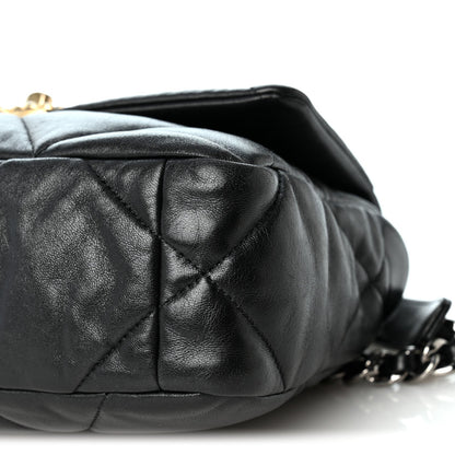 Medium Quilted Lambskin Flap Shoulder Bag