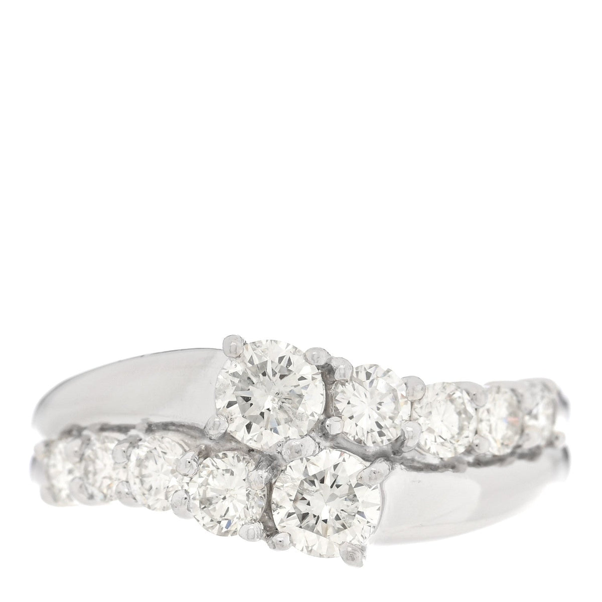 Parker & West by FASHIONPHILEPlatinum Diamond 1.00ctw Band Ring 50 5.5