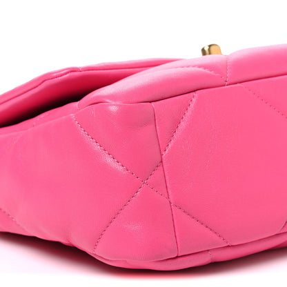 Medium Quilted Lambskin Flap Shoulder Bag