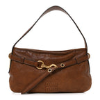 Miu Miu Nappa Aviator Regular Aventure Shoulder Bag Rovere