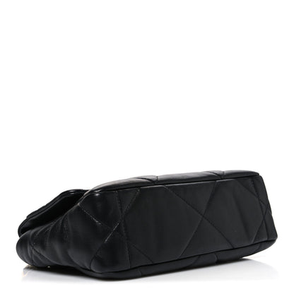 Medium Quilted Lambskin Flap Shoulder Bag