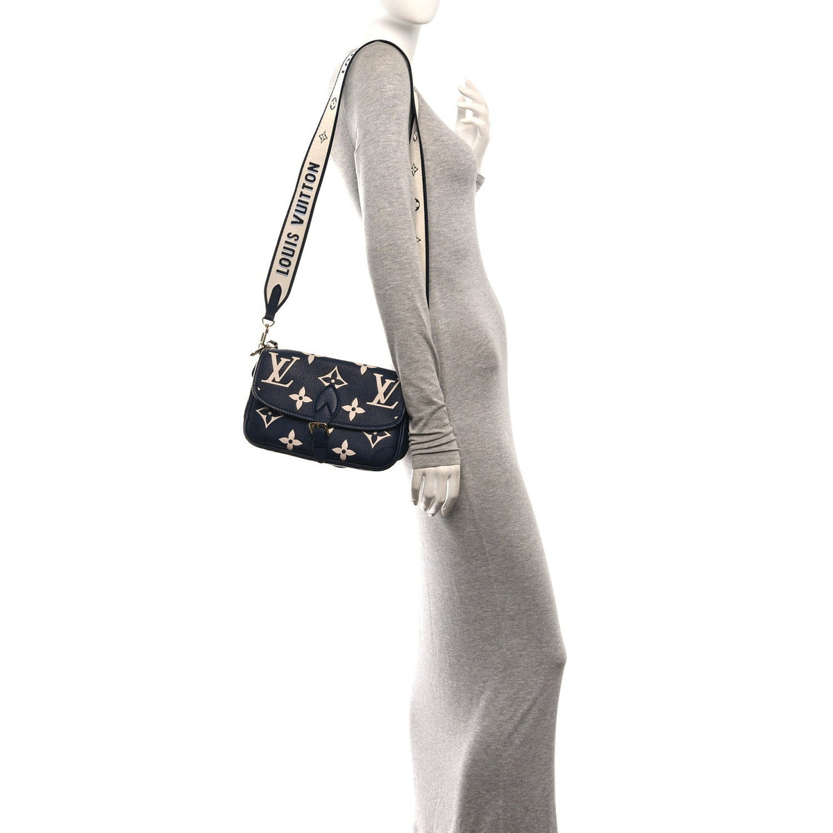 Louis Vuitton Empreinte Giant Monogram Diane Navy Creme
