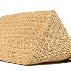 Saint Laurent Raffia Le Crossbody Naturel