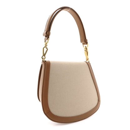 Mini Calfskin Canvas Handbag