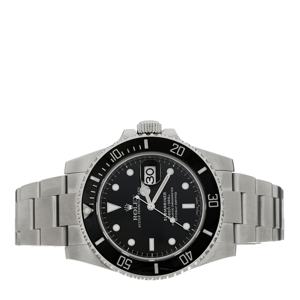 Rolex Stainless Steel 40mm Submariner Date Watch Black 116610LN